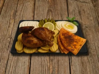 Halbes Hähnchen